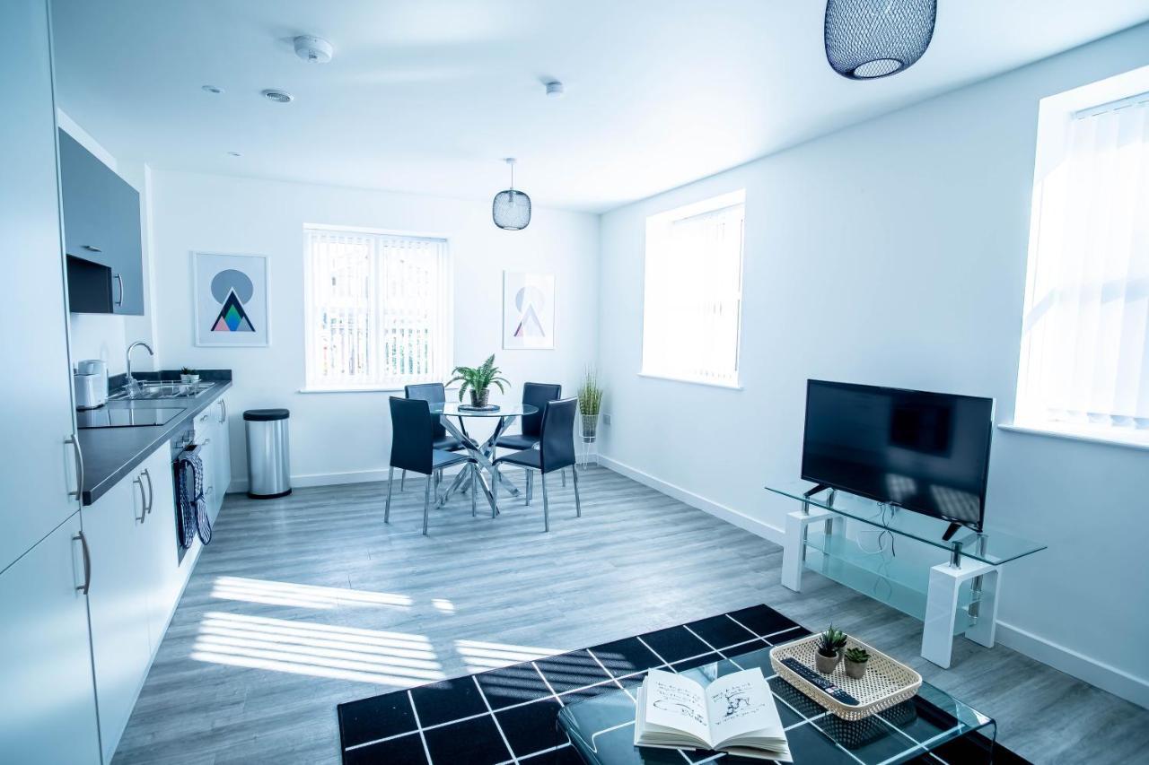 Luxury Apartments Available Next To Train Station - The Wallgate Apartments Wigan - Free Parking Luaran gambar